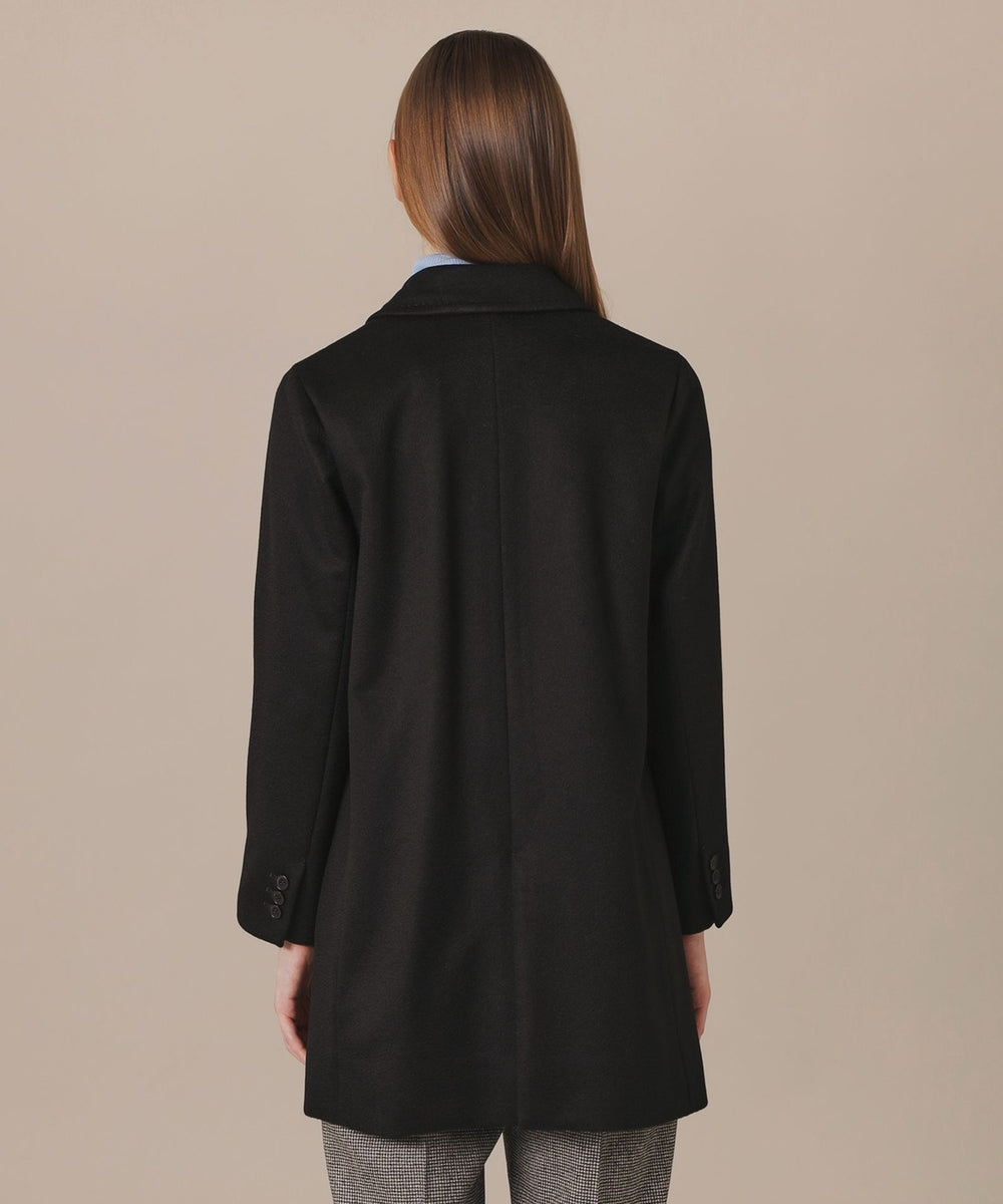 新品同様✨　マッキントッシュ　ロンドン　ピーコート　ブラック　カシミヤ BLACK OF BLACKs】【DUNFORD】シンセティックステンカラーコート