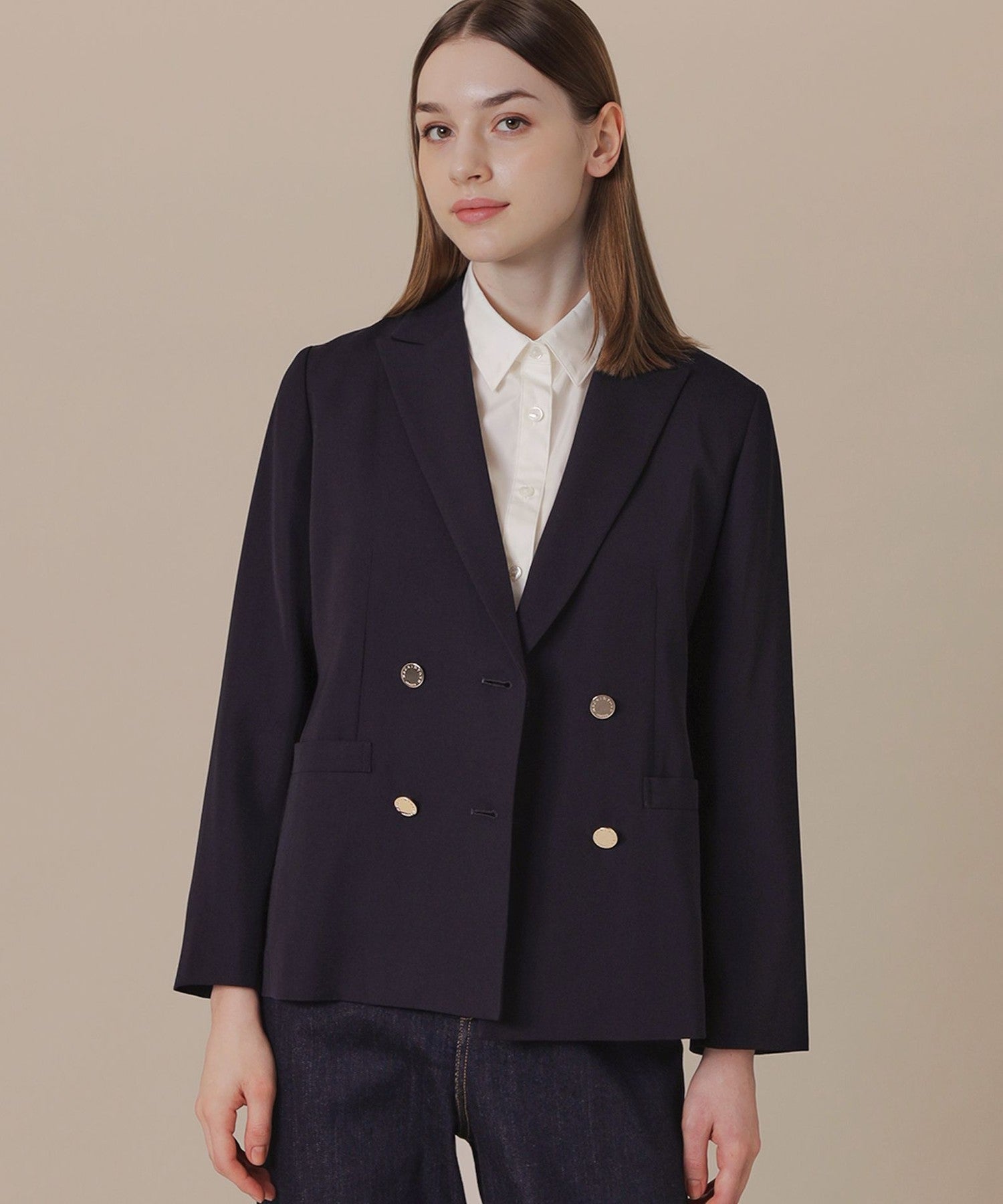 極美品 マッキントッシュロンドン パイル テーラードジャケット ネイビー M クリアツイルジャケット(ジャケット)｜MACKINTOSH LONDON