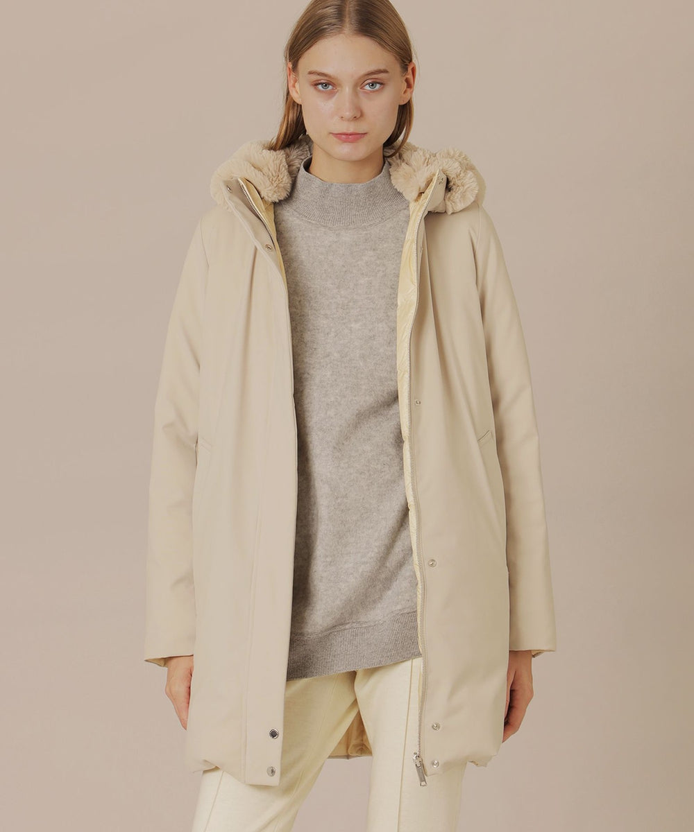 Precious12月号】【PONTELAND/ポントランド】リバーシブルダウンコート