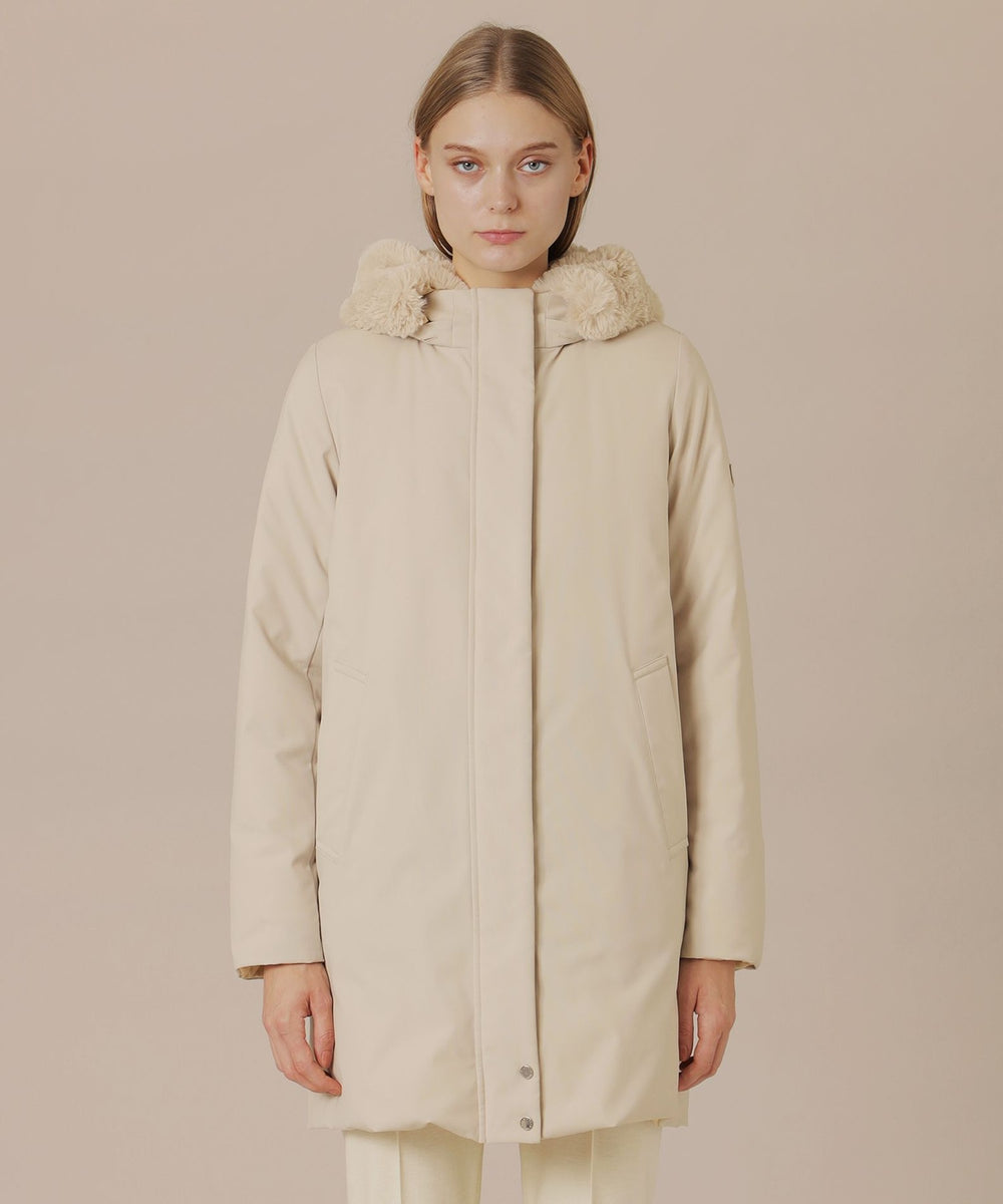 Precious12月号】【PONTELAND/ポントランド】リバーシブルダウンコート