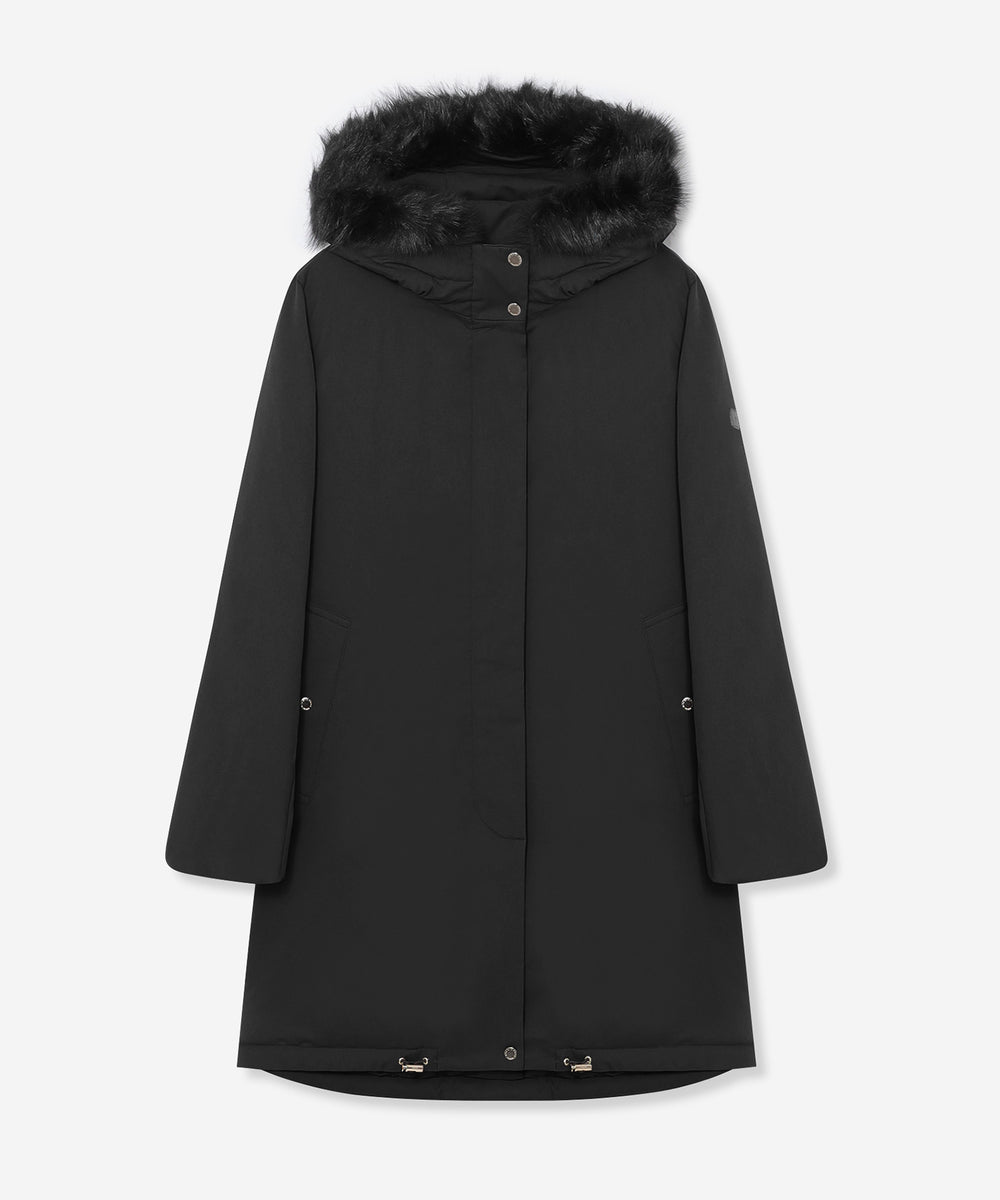 WEB・一部店舗限定】ポリエステルオックスフォードフーデットダウン