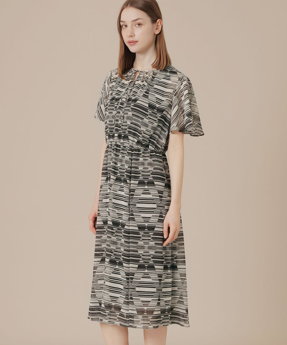 【MACKINTOSH LONDON】ランダムドットプリントワンピース リーフドットプリントワンピース(ワンピース)｜MACKINTOSH