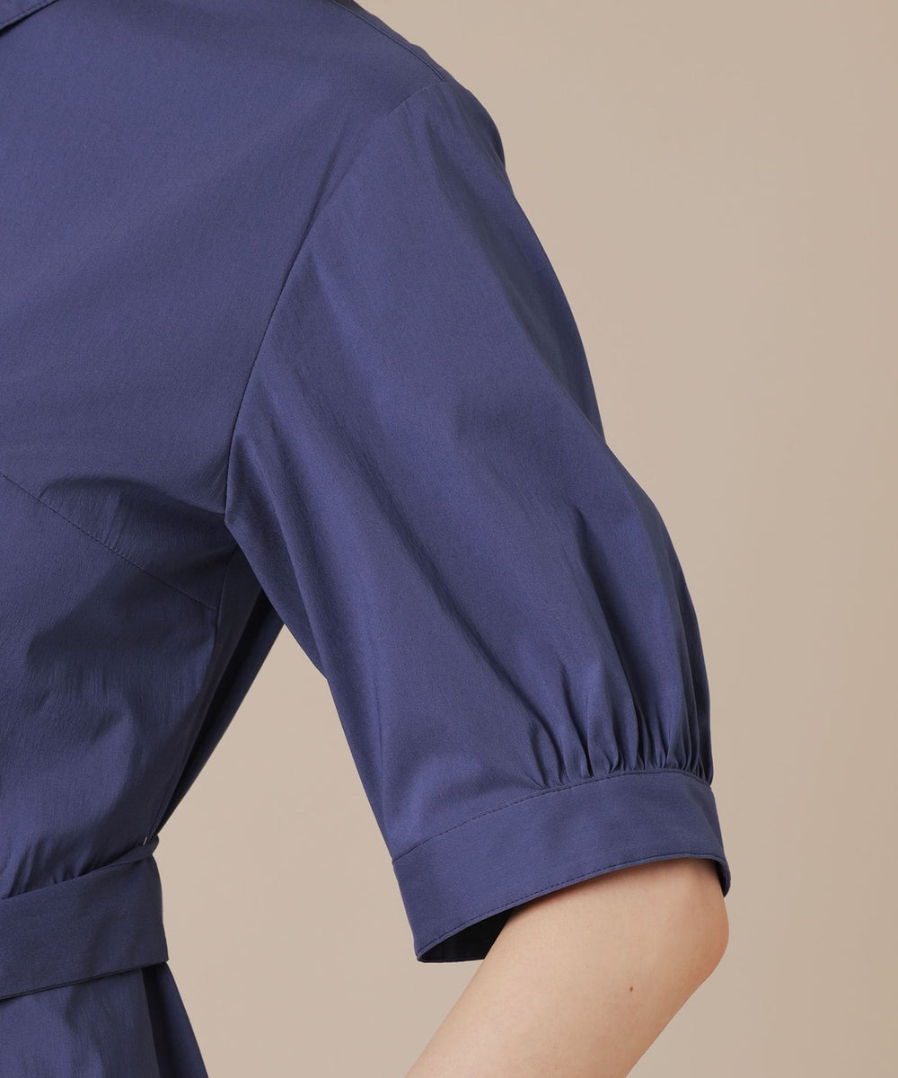 美品　MACKINTOSH LONDON ワンピース38 ネイビー　未使用に近い 中古・古着通販】MACKINTOSH LONDON (マッキントッシュ ロンドン