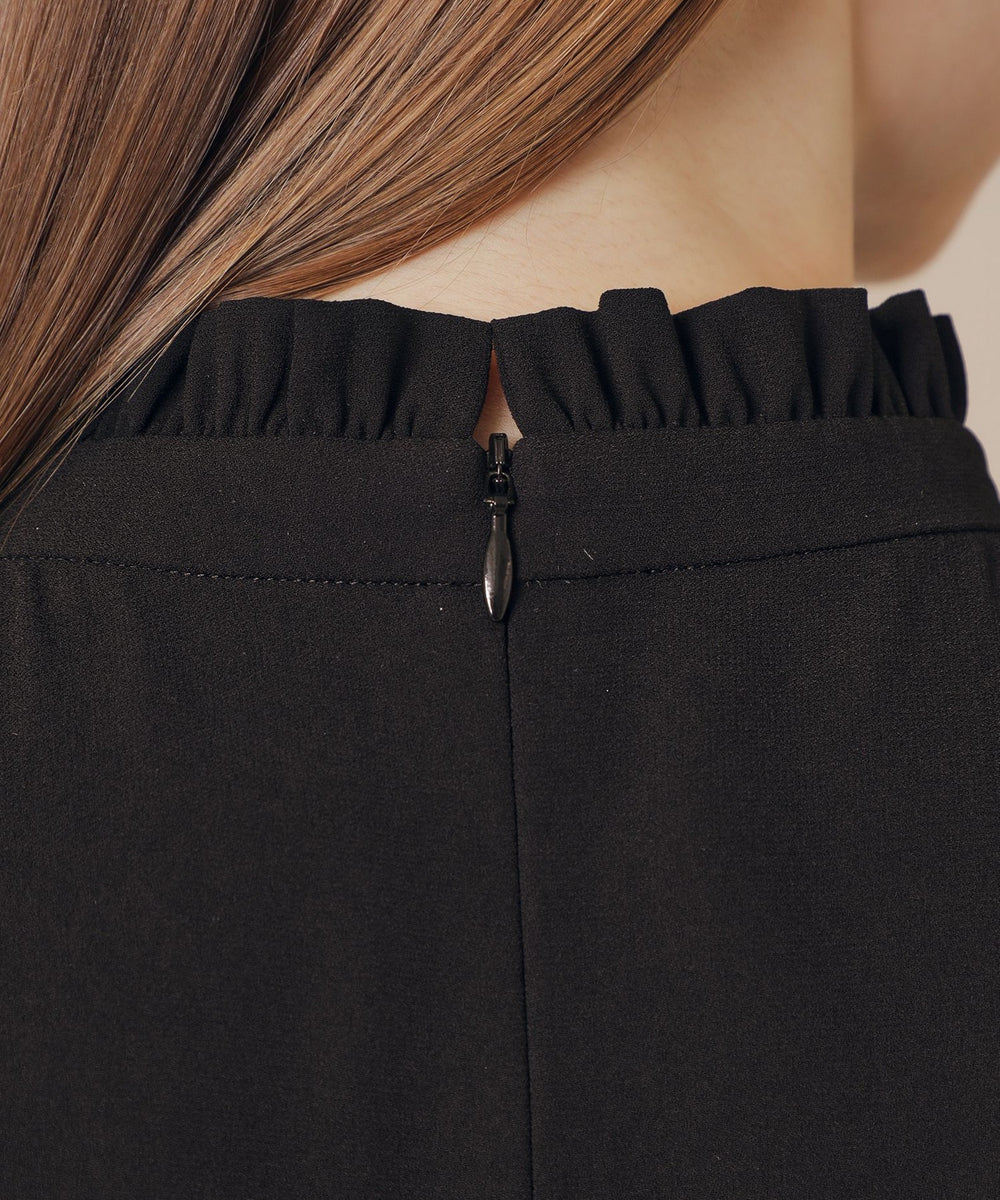 MACKINTOSH LONDON 黒 ニット ワンピース 牛革ベルト付き L L】ストレッチポンチワンピース(ワンピース)｜MACKINTOSH LONDON