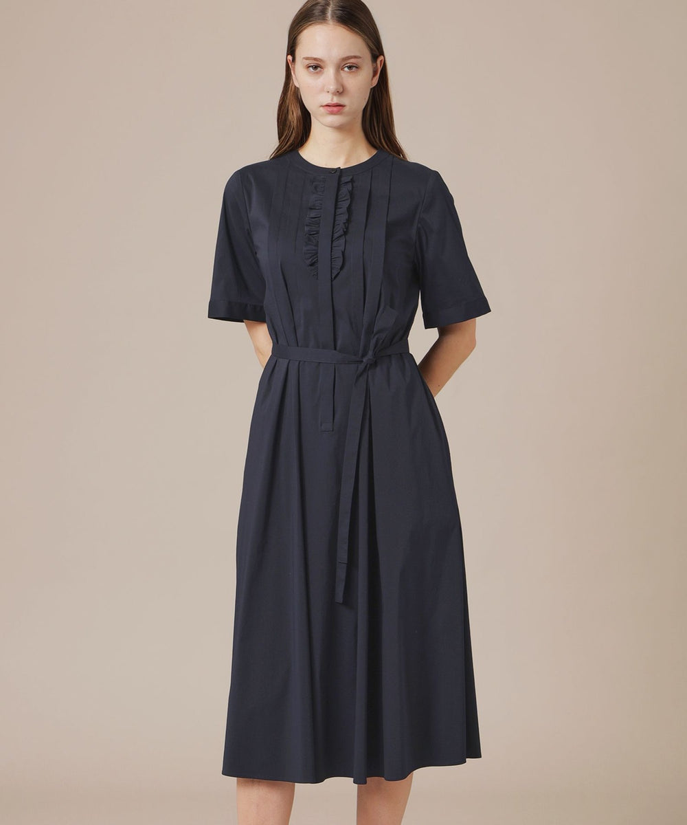 新品・74,800円☆ MACKINTOSH LONDON/ストレッチワンピース eclat5月号掲載】コットンナイロンストレッチワンピース(ワンピース