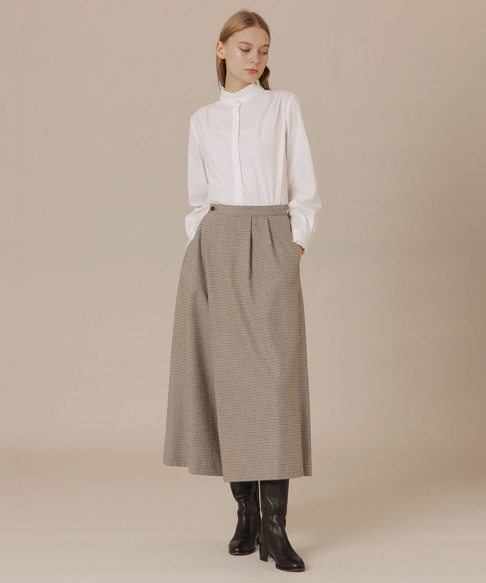 婦人画報11月号掲載】ストレッチストライプブラウス(トップス