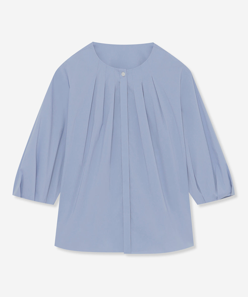 大きいサイズ マッキントッシュロンドン 滑らか生地ストレッチシャツブラウス 46 白 31900円 MACKINTOSH LONDON（マッキントッシュ ロンドン）の「コットンナイロン