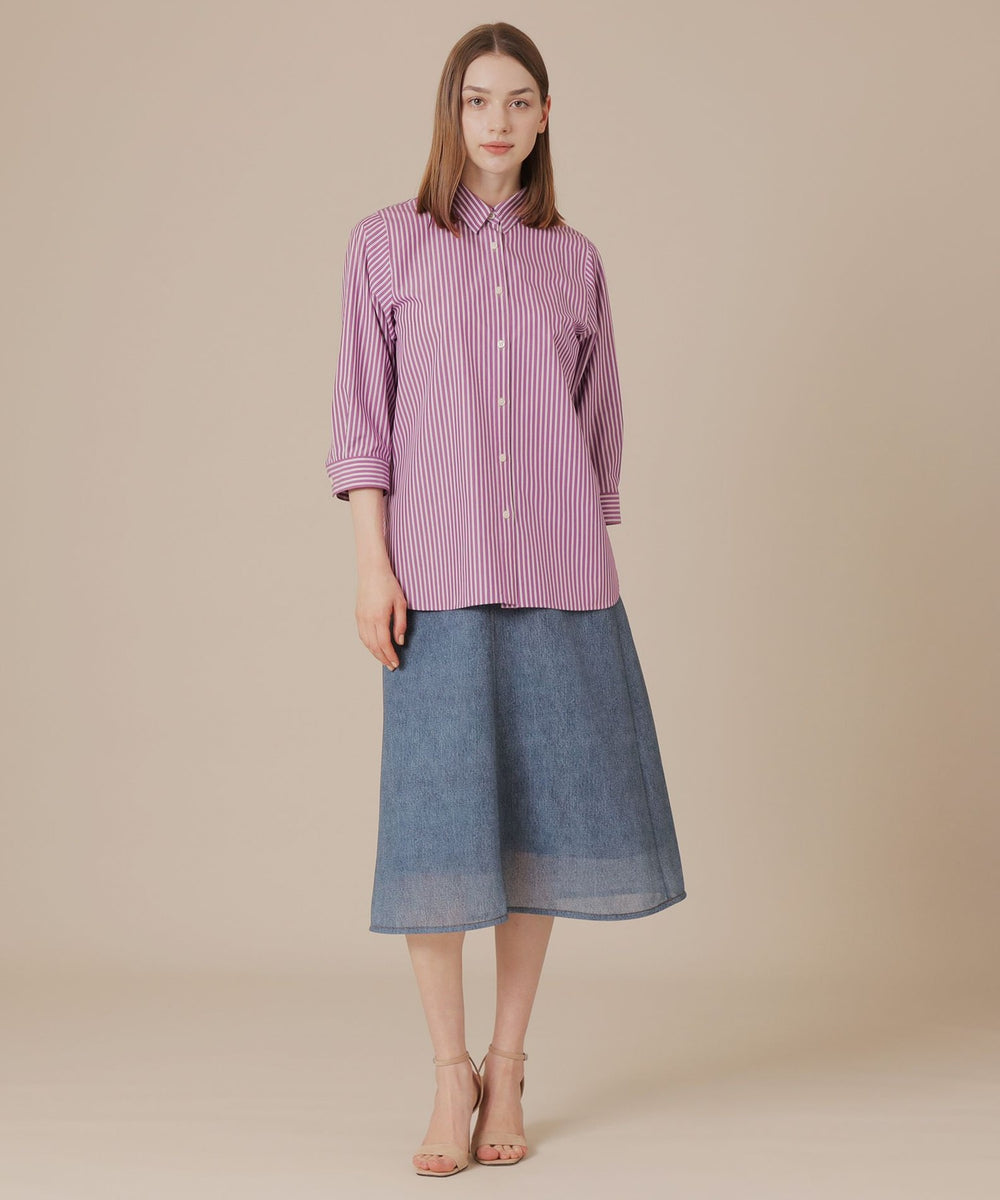 コットンストライプチュニックシャツ(トップス)｜MACKINTOSH LONDON