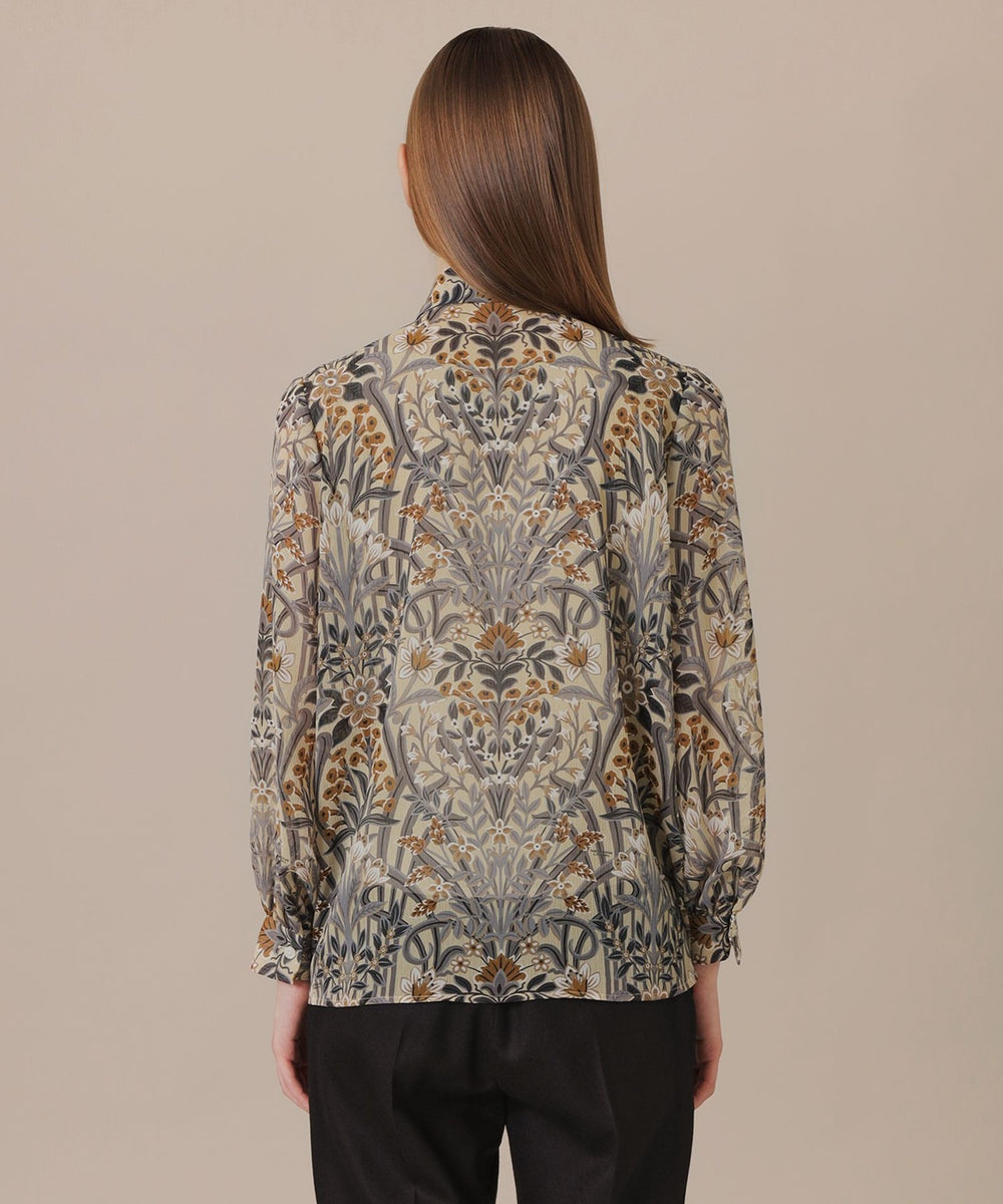 くちゃページ ボタニカルウォールプリントブラウス(トップス)｜MACKINTOSH LONDON