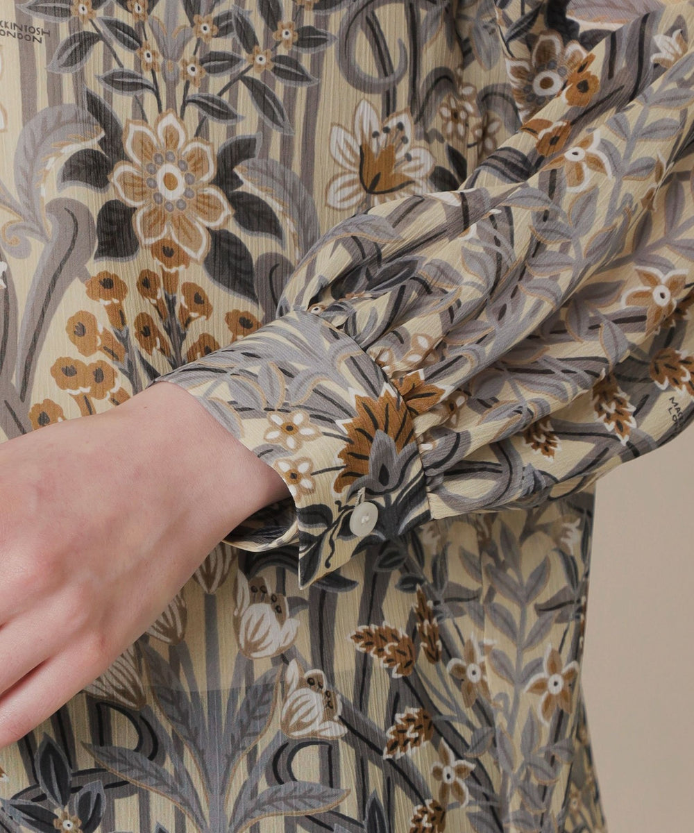 ボタニカルウォールプリントブラウス(トップス)｜MACKINTOSH