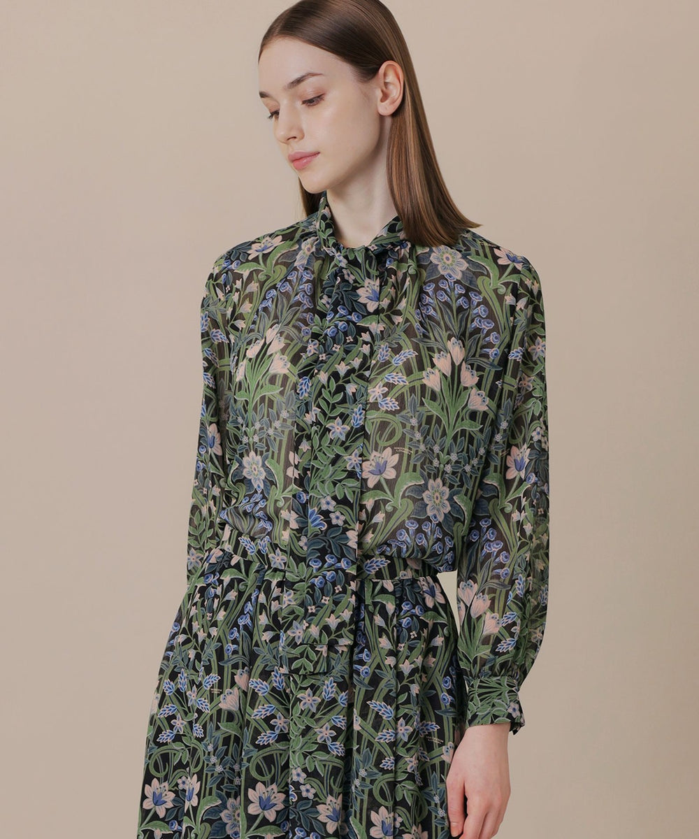 ボタニカルウォールプリントブラウス(トップス)｜MACKINTOSH LONDON