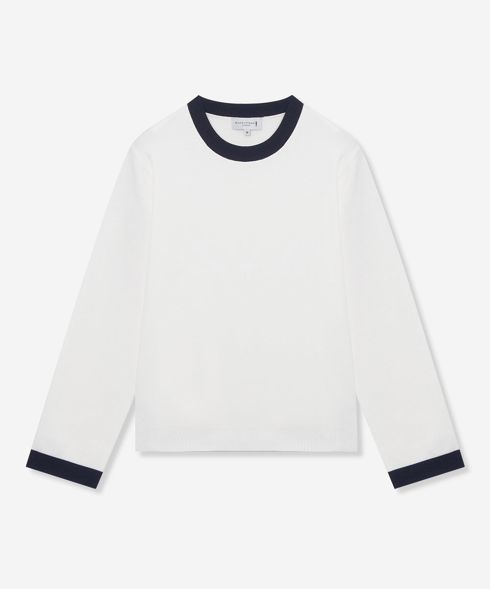 高級マッキントッシュロンドン ALBINI モクロディニットジャージプルオーバー フルニードルニットプルオーバー(トップス)｜MACKINTOSH LONDON