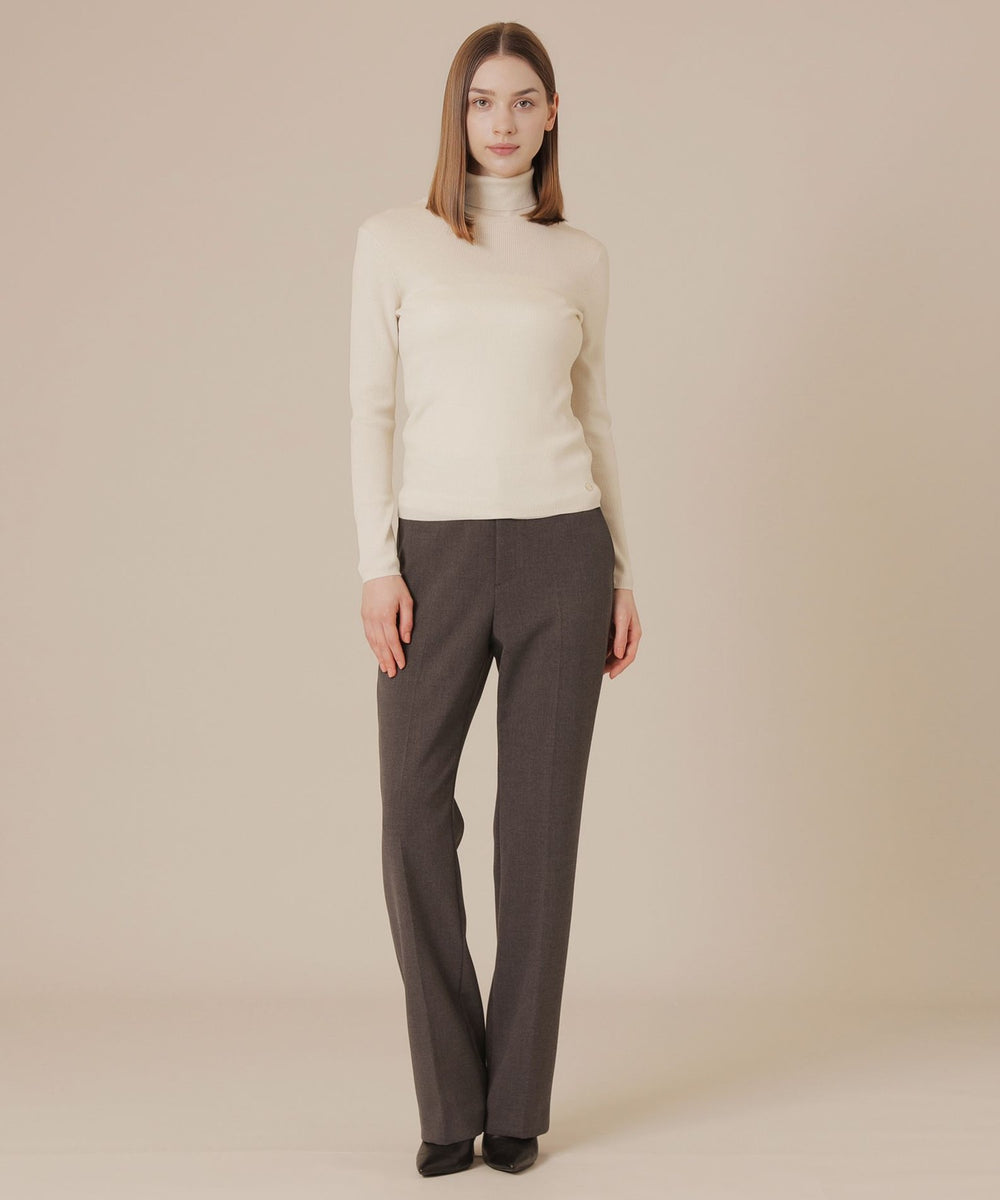 クリアーニットタートルネックプルオーバー(トップス