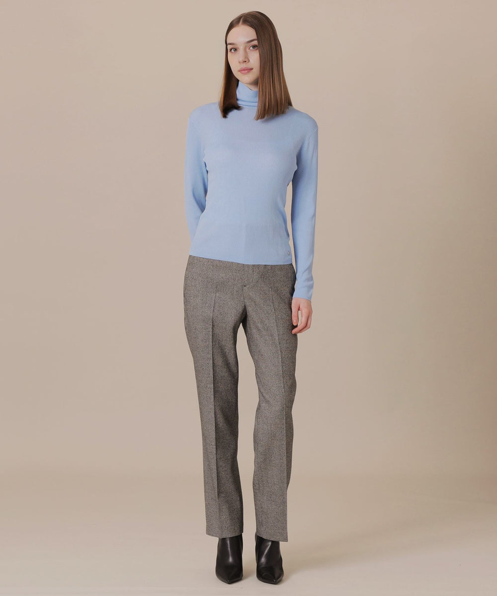 クリアーニットタートルネックプルオーバー(トップス