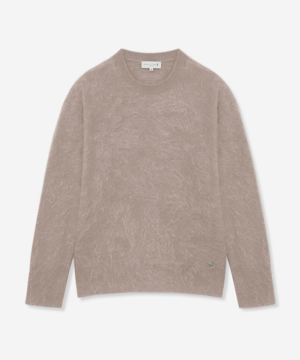 Precious12月号】ファーカシミヤニットプルオーバー(トップス