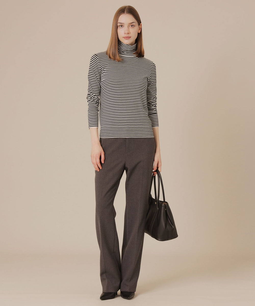 SUPER FINE LAB.】メルテッドサウラコットンタートルネックプル