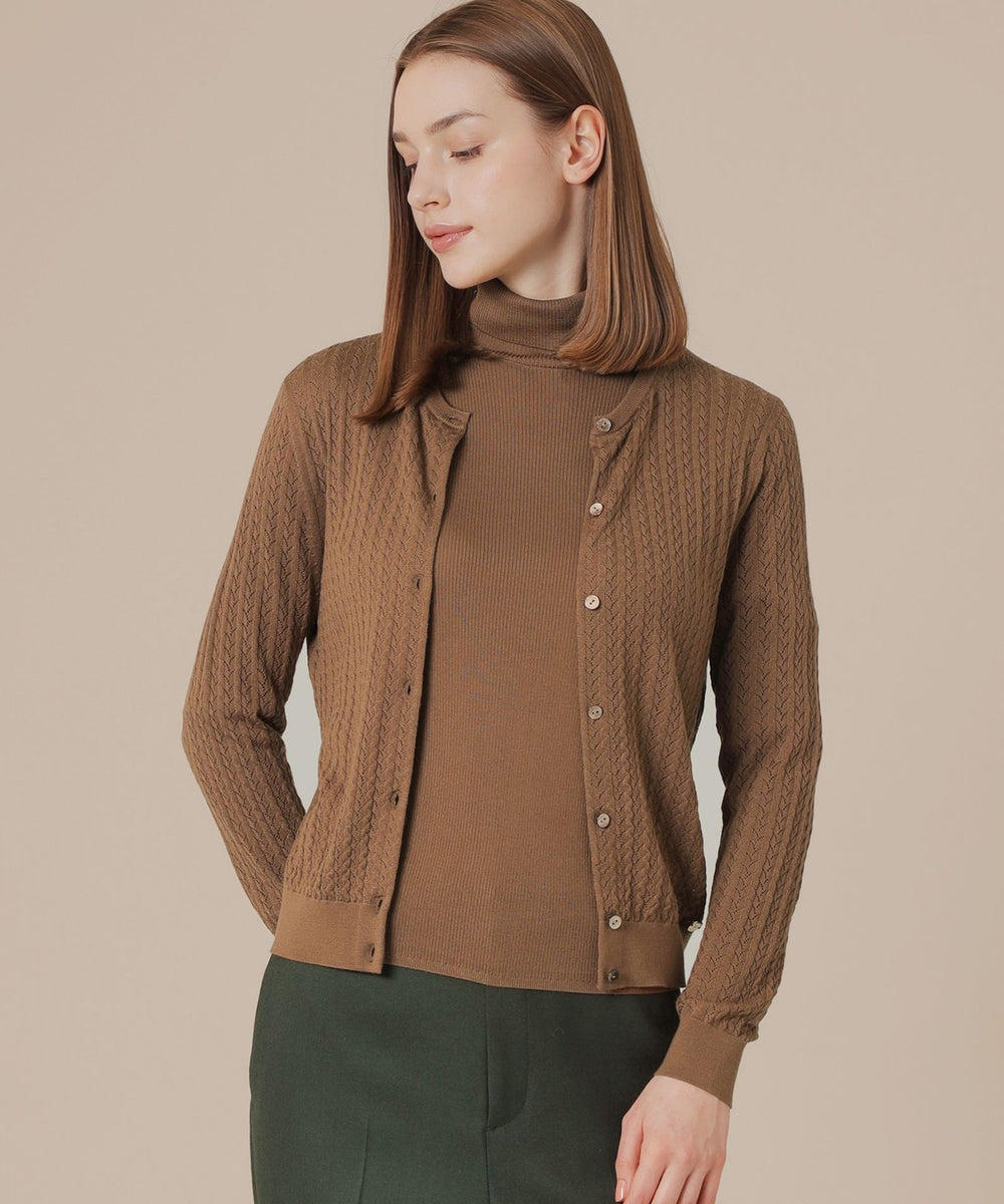 クリアニットレーシーカーディガン(トップス)｜MACKINTOSH LONDON