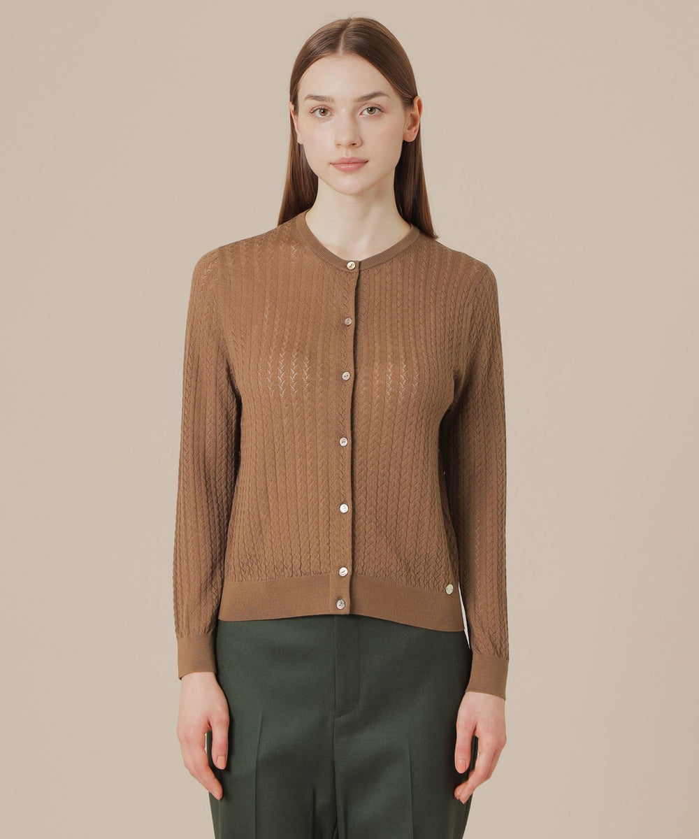 クリアニットレーシーカーディガン(トップス)｜MACKINTOSH LONDON