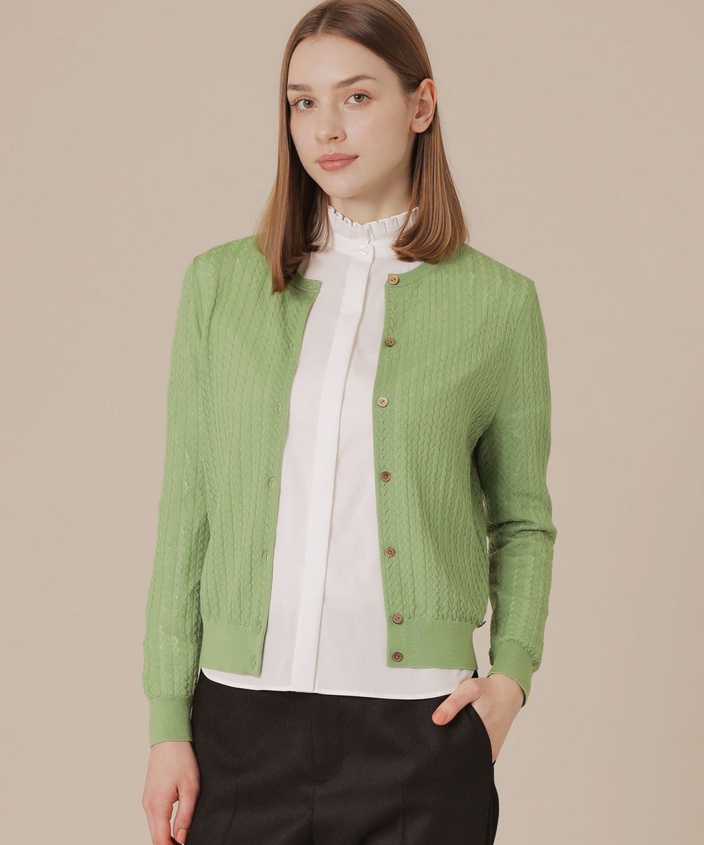 クリアニットレーシーカーディガン(トップス)｜MACKINTOSH LONDON