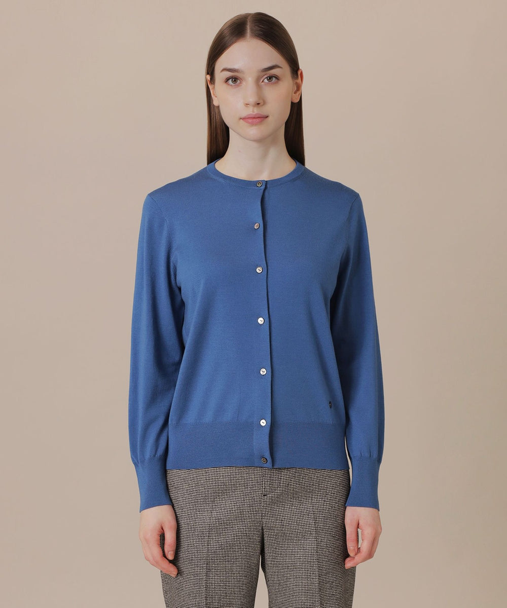 【美品】 マッキントッシュ ロンドン ニット カーディガン ケーブルニット 婦人画報11月号掲載】スフレニットカーディガン(トップス