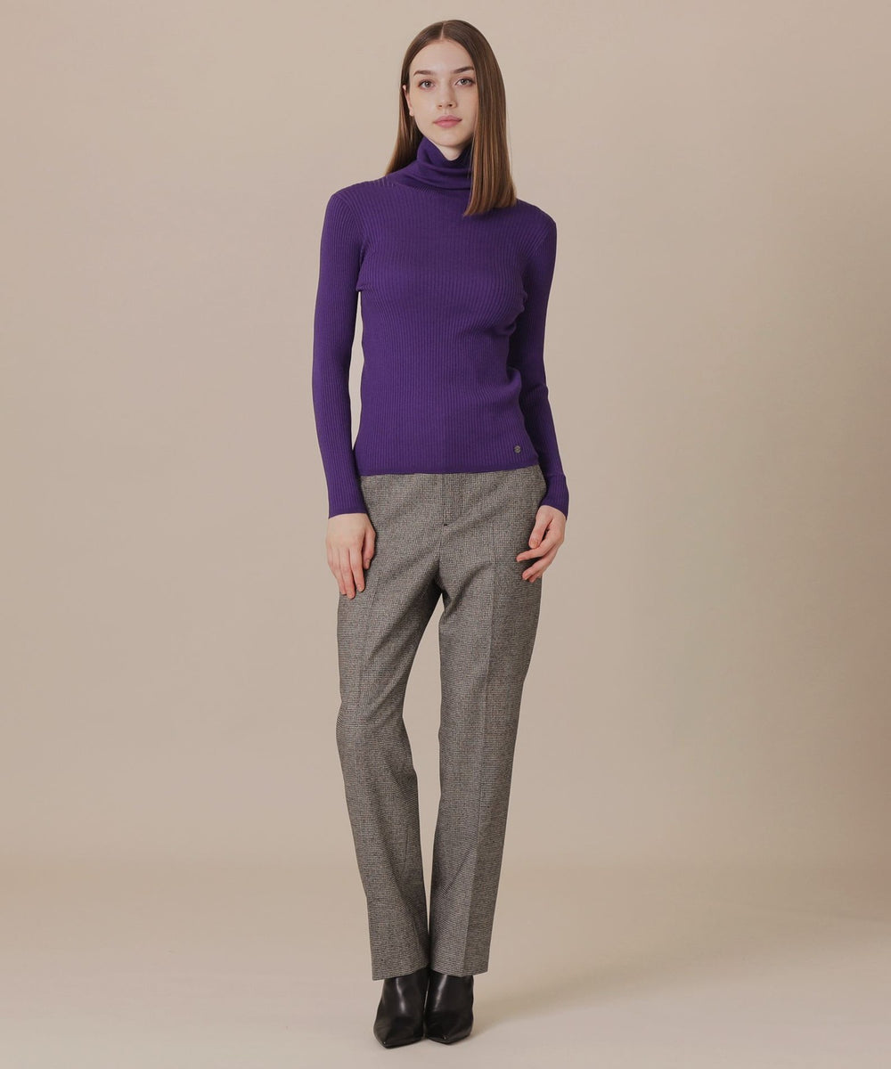 【新品・未使用】マッキントッシュ ロンドン　リブ　タートル　ウォシャブル WEB・一部店舗限定】クリアニットリブタートル(トップス