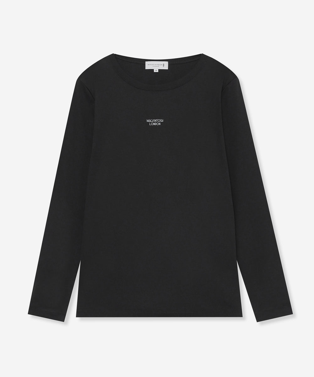 1PIU1UGUALE3⚫︎長袖モックシャツM/46ブラック 1PIU1UGUALE3 RELAX