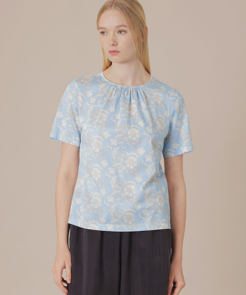 BIBURY FLOWER】バイブリーコットンTシャツ(トップス)｜MACKINTOSH