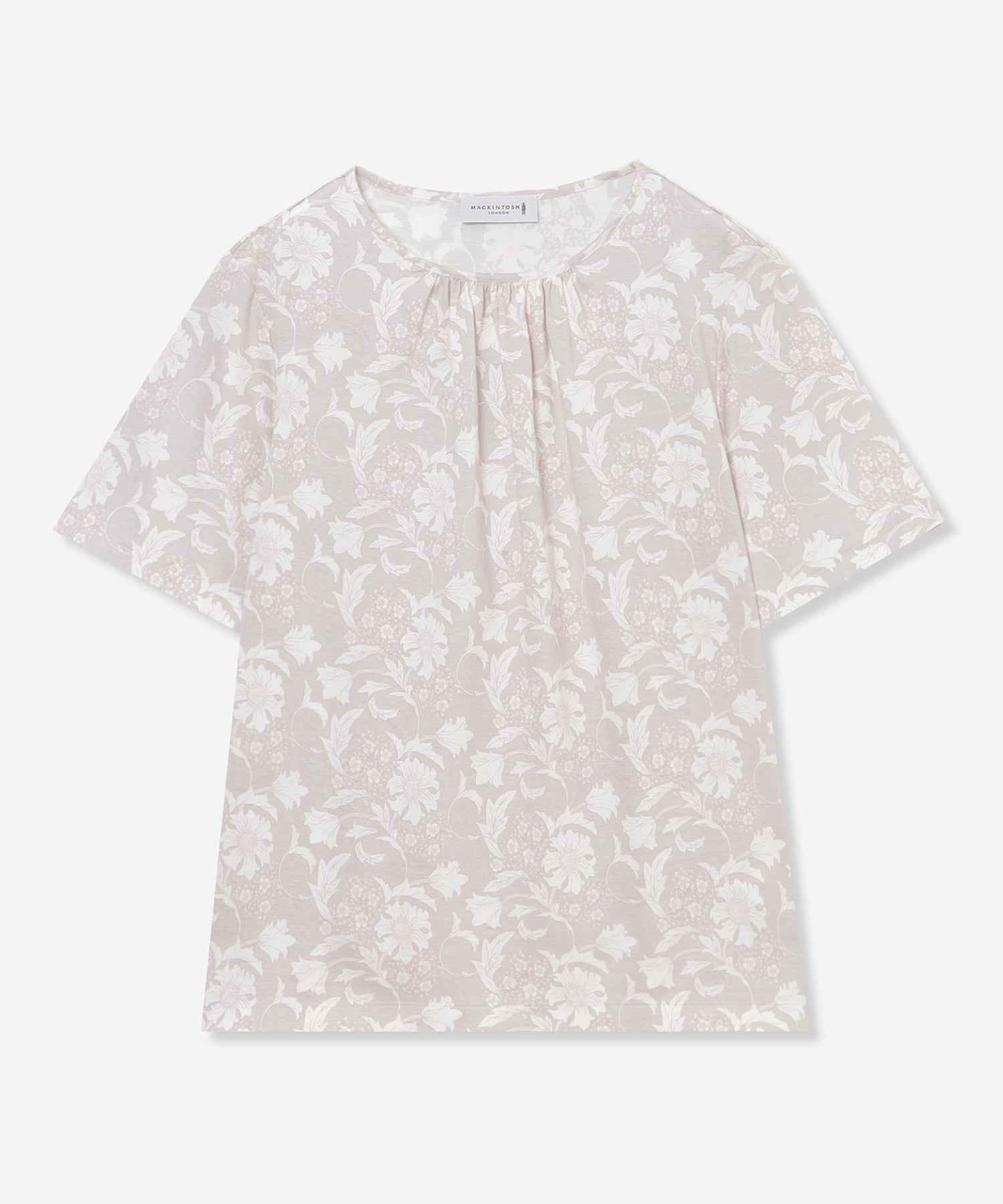 BIBURY FLOWER】バイブリーコットンTシャツ(トップス)｜MACKINTOSH