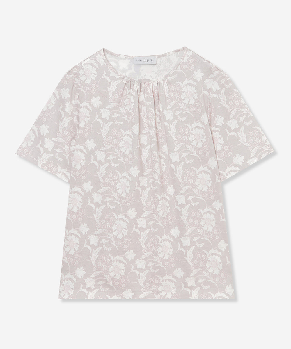 BIBURY FLOWER】バイブリーコットンTシャツ(トップス)｜MACKINTOSH