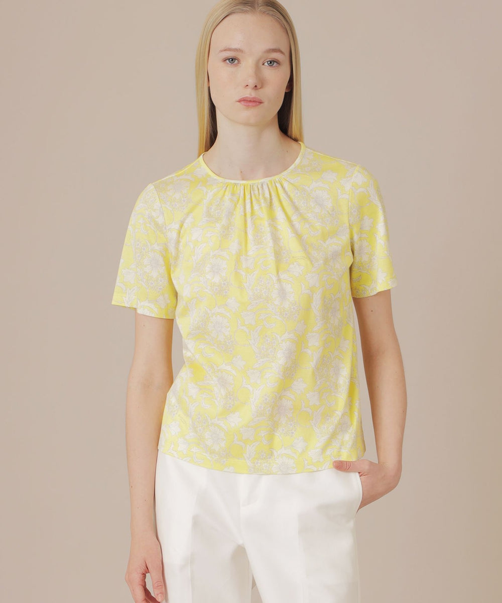 BIBURY FLOWER】バイブリーコットンTシャツ(トップス)｜MACKINTOSH