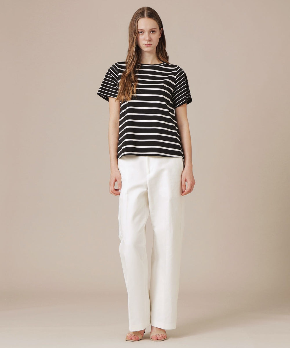 新品 MACKINTOSH LONDON 半袖カットソー コットン ボーダー柄 eclat5月号掲載】ボーダーミックスTシャツ(トップス)｜MACKINTOSH