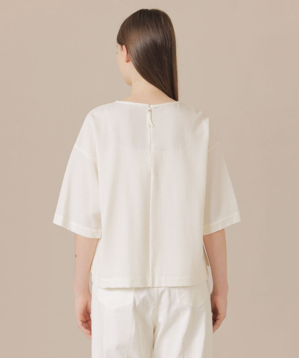 極美品　マッキントッシュロンドン リネンシャツ半袖 麻 ブラウス 38 LEON掲載】高密度リネンバンドカラーシャツ(トップス