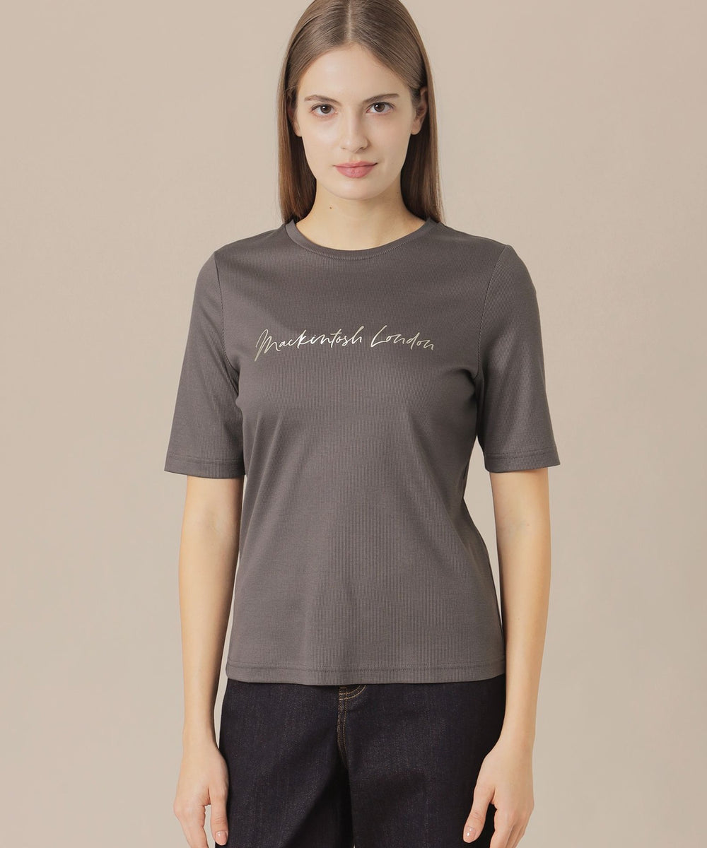WEB・一部店舗限定】シャインリブTシャツ(トップス)｜MACKINTOSH