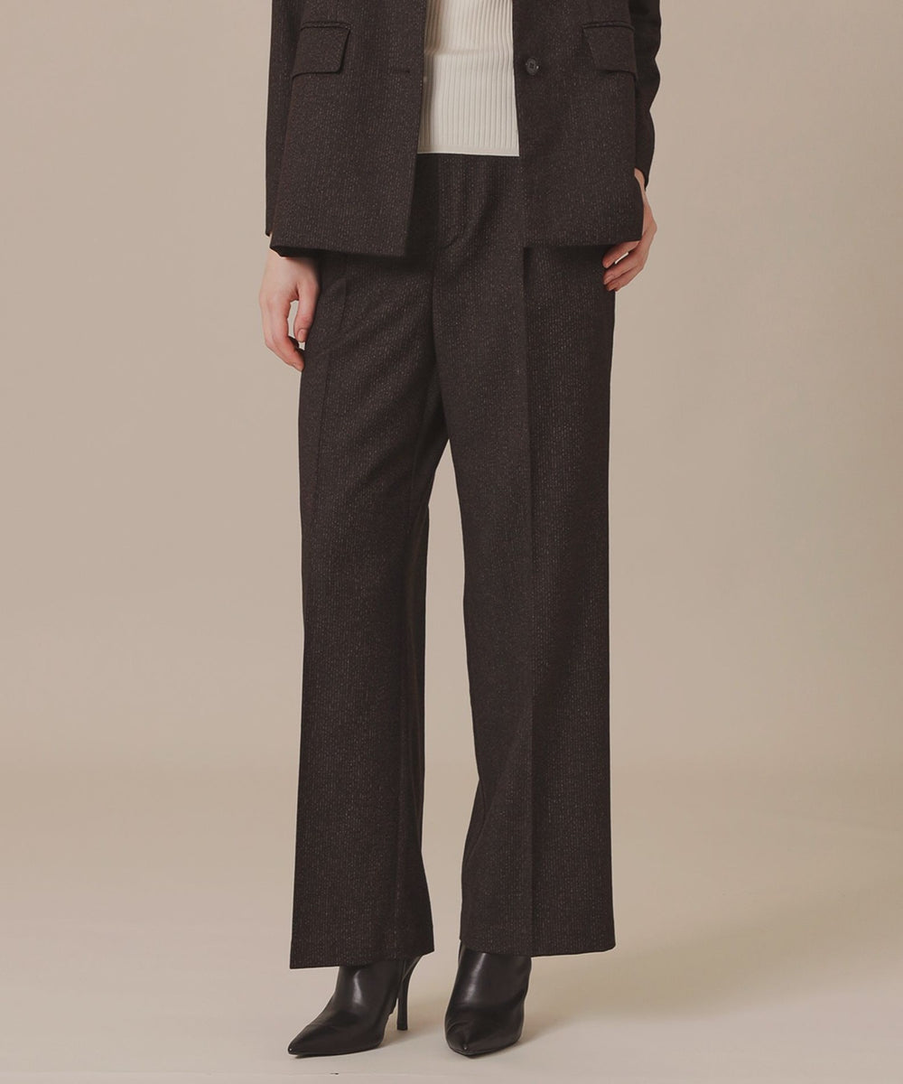 WEB・一部店舗限定】ウールヘアラインストライプパンツ(パンツ
