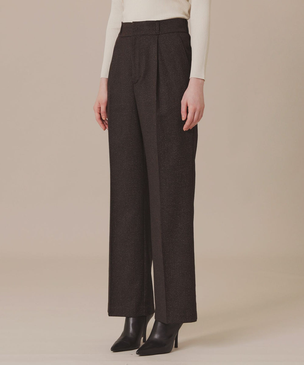 WEB・一部店舗限定】ウールヘアラインストライプパンツ(パンツ