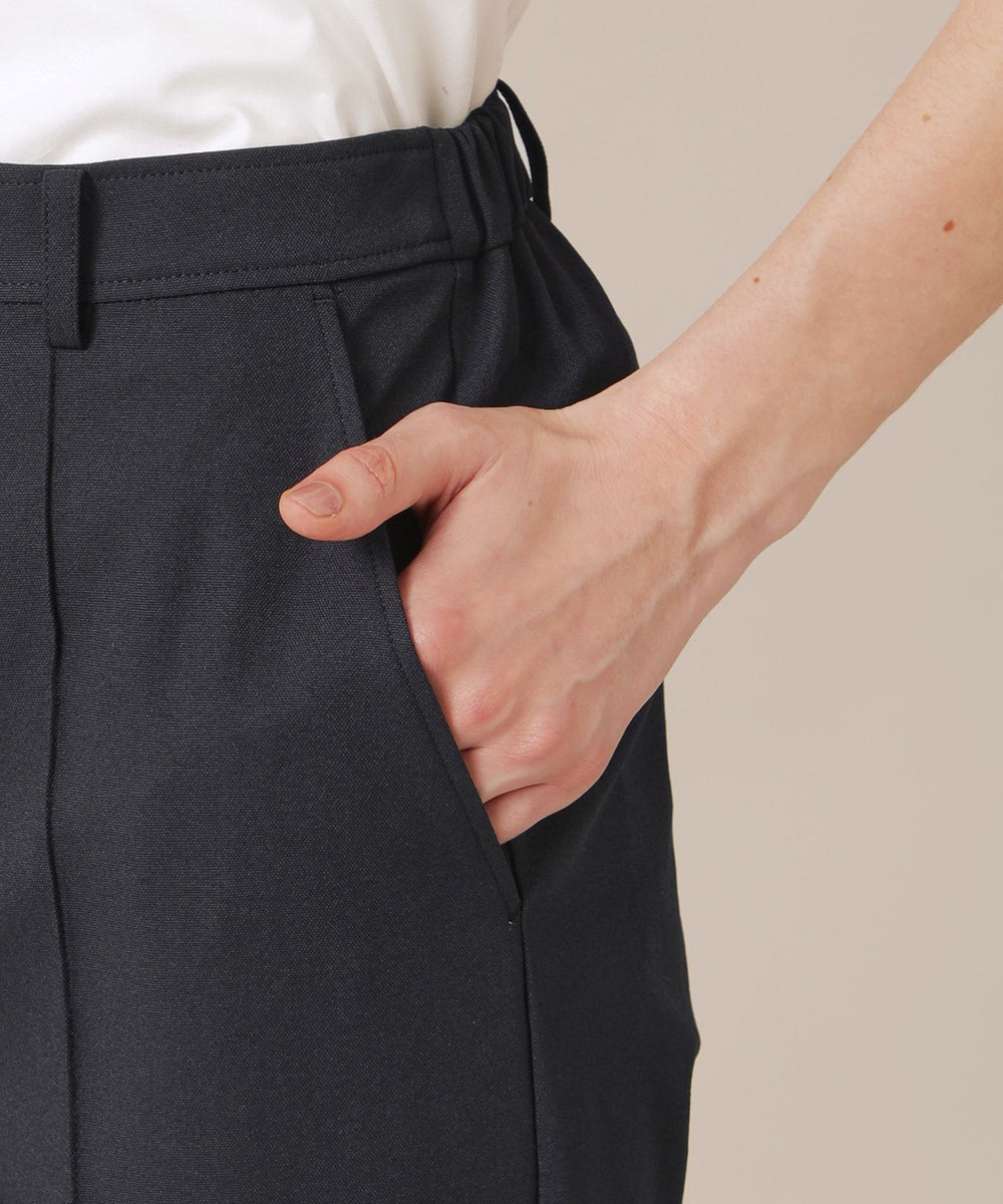 WEB・一部店舗限定】コットンリネンブレンドオックステーパードパンツ