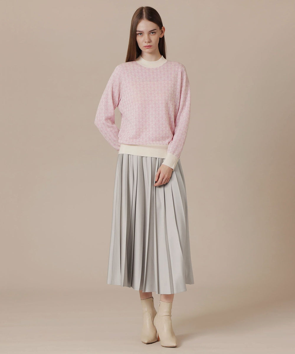 Precious12月号】ハンマーサテンプリーツスカート(スカート