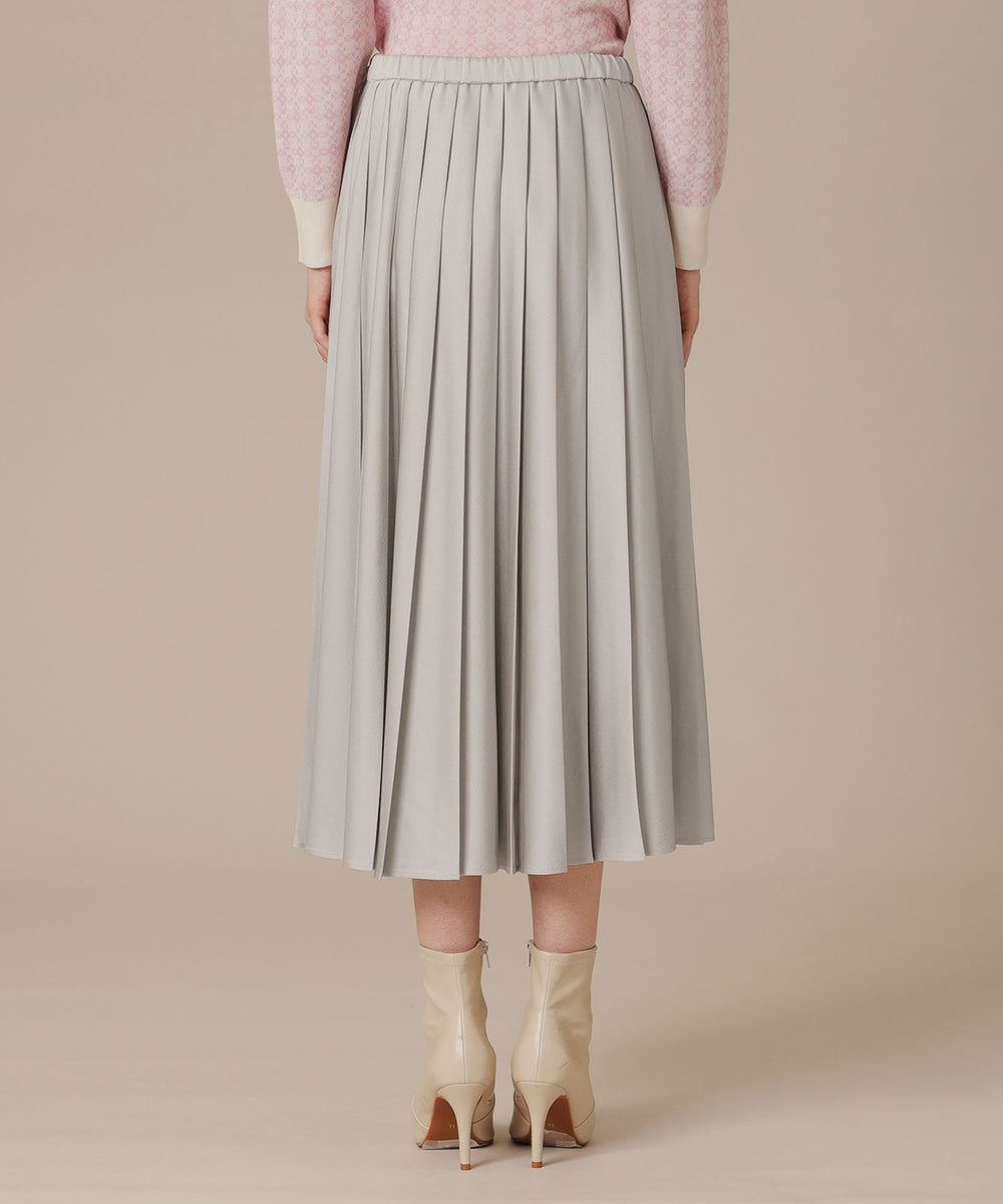 Precious12月号】ハンマーサテンプリーツスカート(スカート