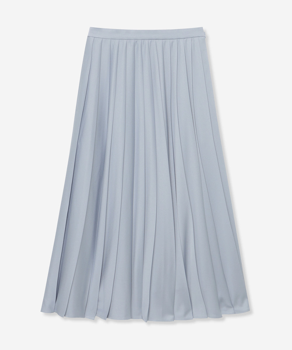 Precious12月号】ハンマーサテンプリーツスカート(スカート