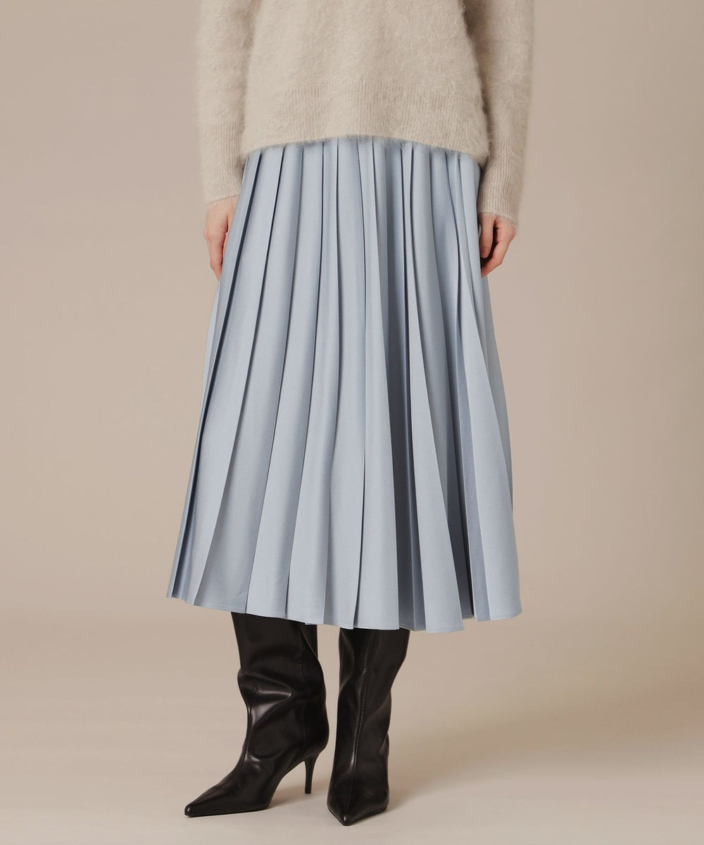 Precious12月号】ハンマーサテンプリーツスカート(スカート