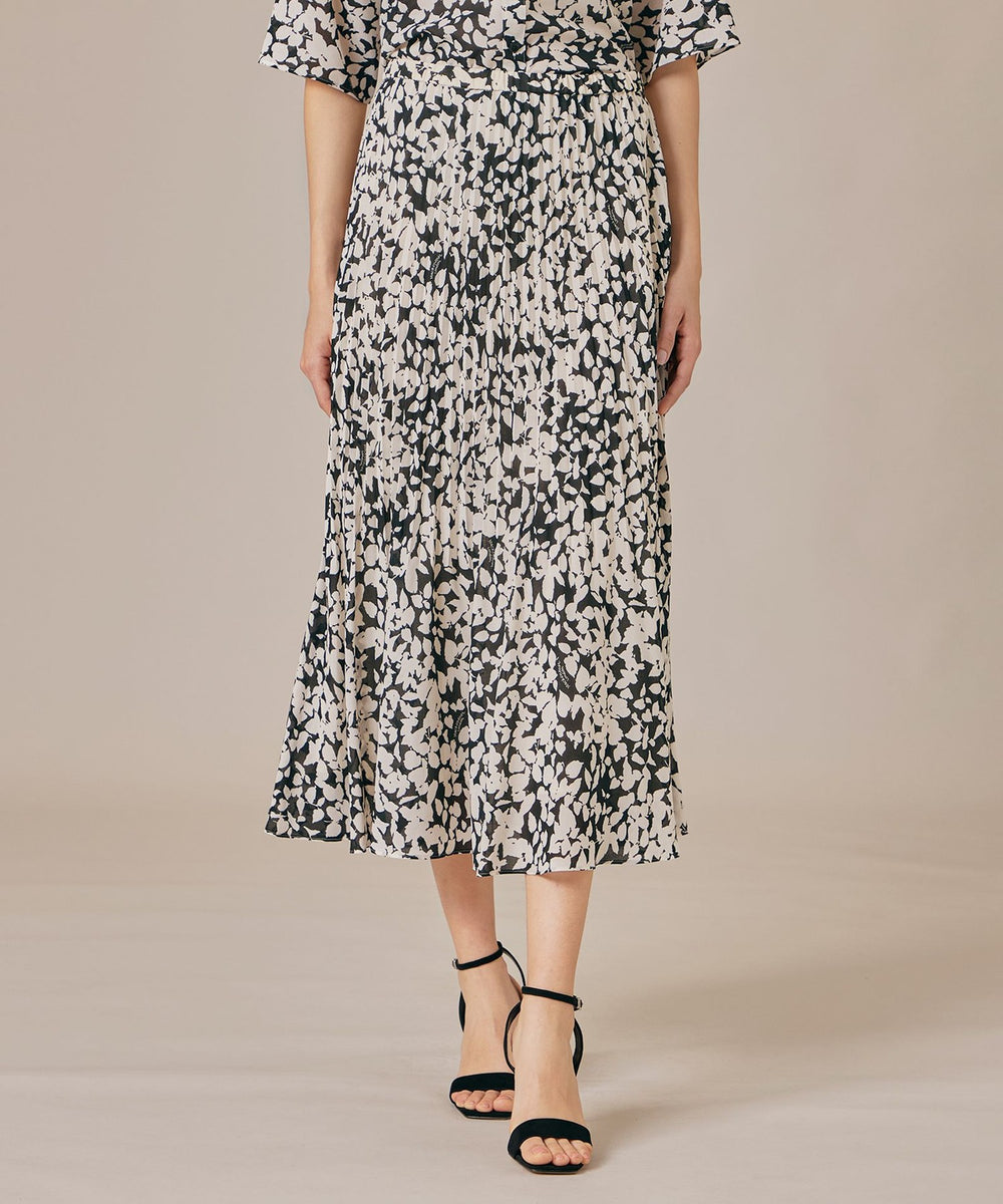 WEB・一部店舗限定】シルエットフラワースカート(スカート