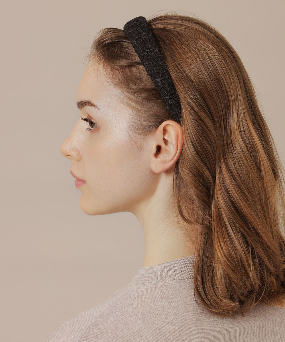 婦人画報11月号掲載】【ALEXANDRE DE PARIS】レースカチューシャ(小物