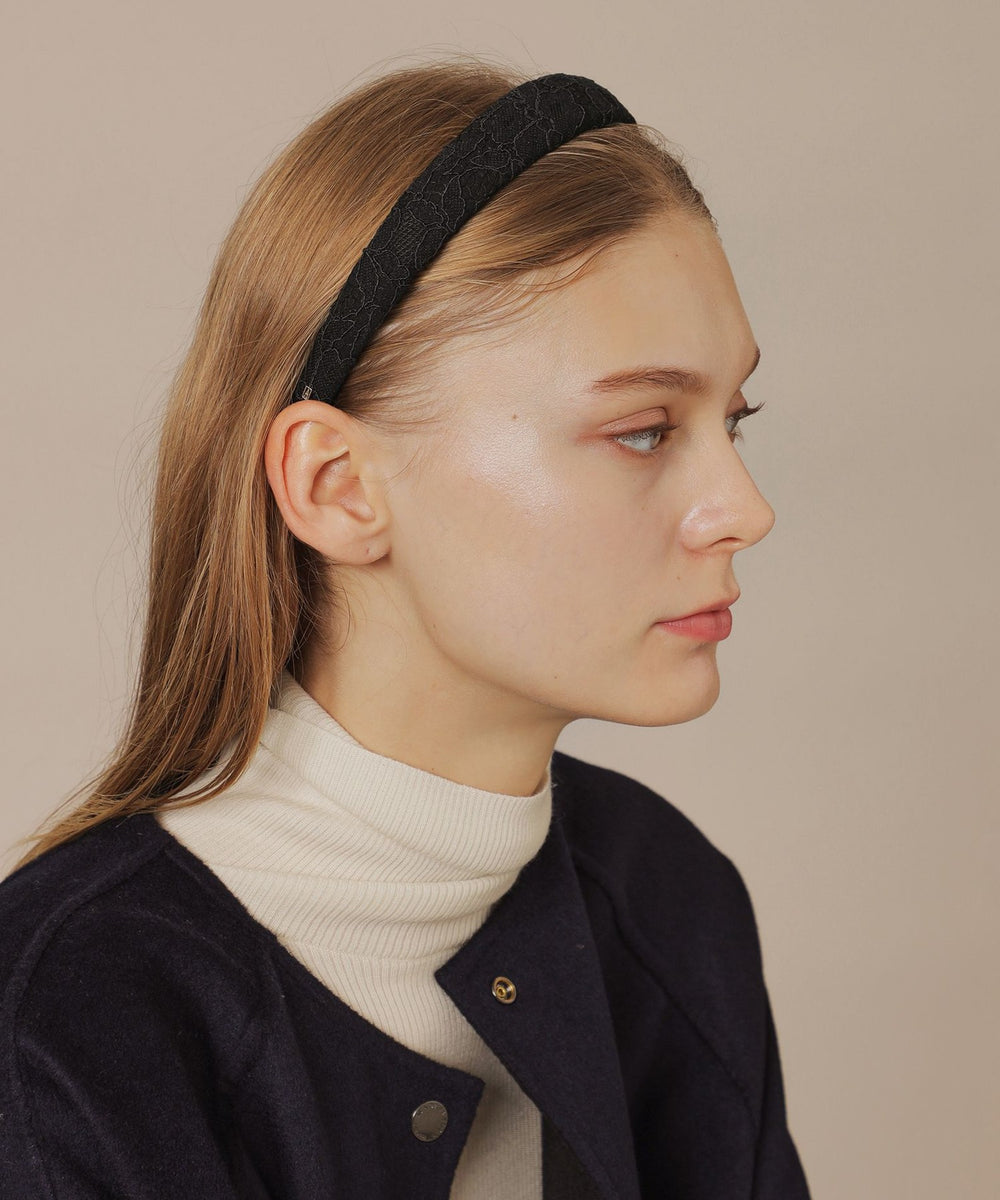 婦人画報11月号掲載】【ALEXANDRE DE PARIS】レースカチューシャ(小物