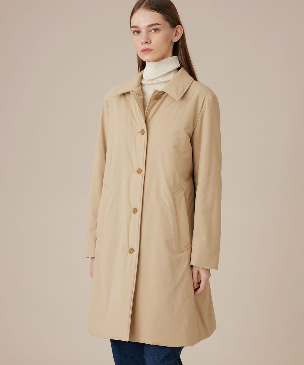 L】【BANTON/バントン】ウールパディングタフタコート(コート