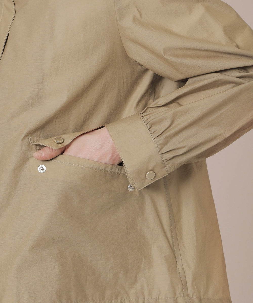 L】【WEB・一部店舗限定】シルケットタフタショートコート(コート