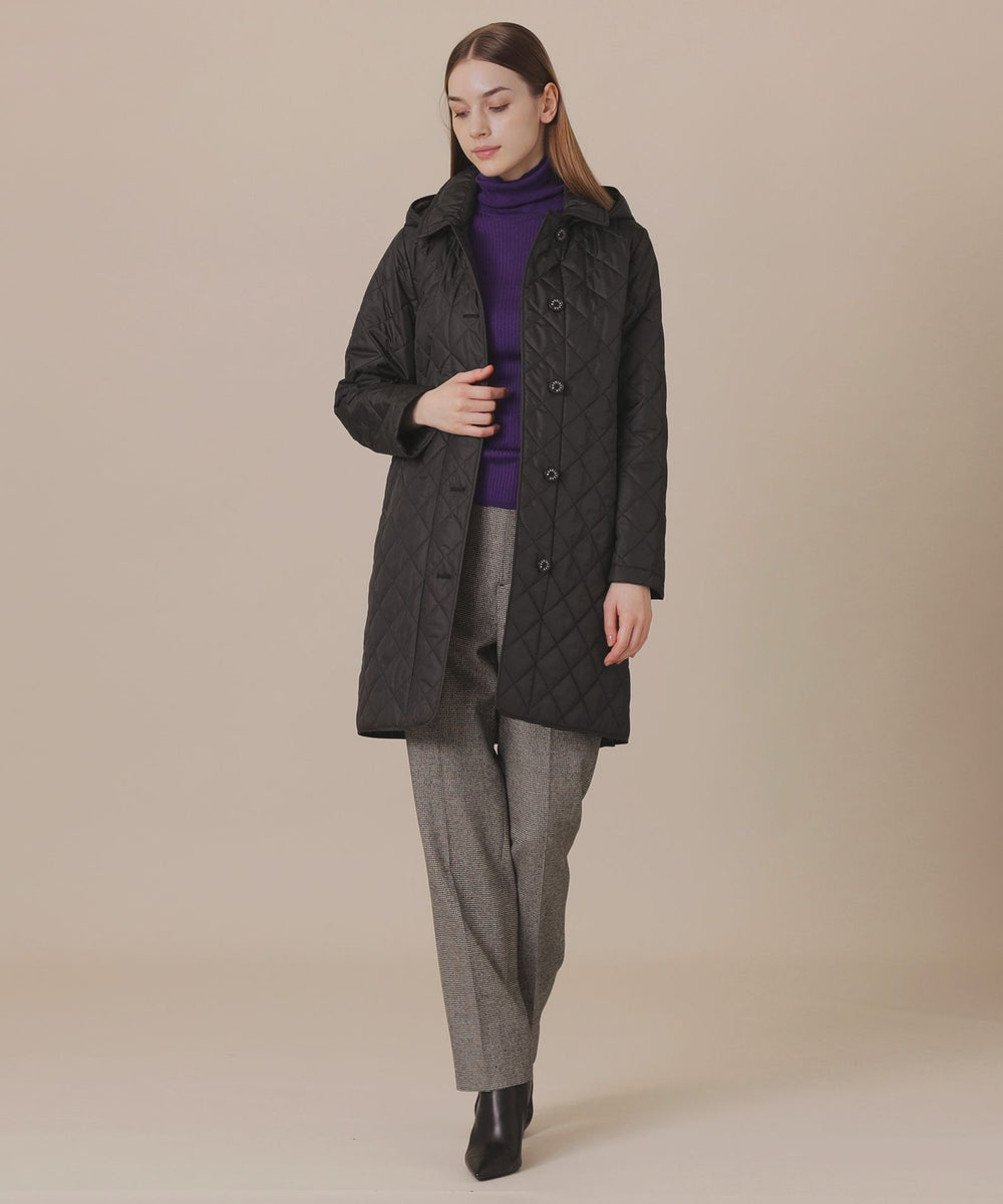 L】キルティングタフタフーデットコート(コート)｜MACKINTOSH LONDON