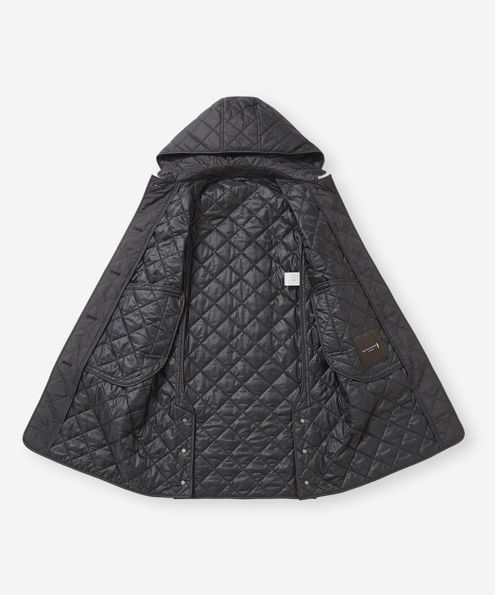 L】キルティングタフタフーデットコート(コート)｜MACKINTOSH LONDON