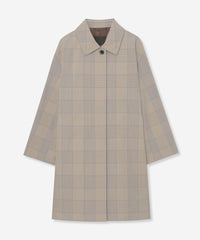 マッキントッシュ ロンドン ナイロンコート カーキ バックル チェック柄　L マッキントッシュ ロンドン ナイロンコート カーキ バックル チェック