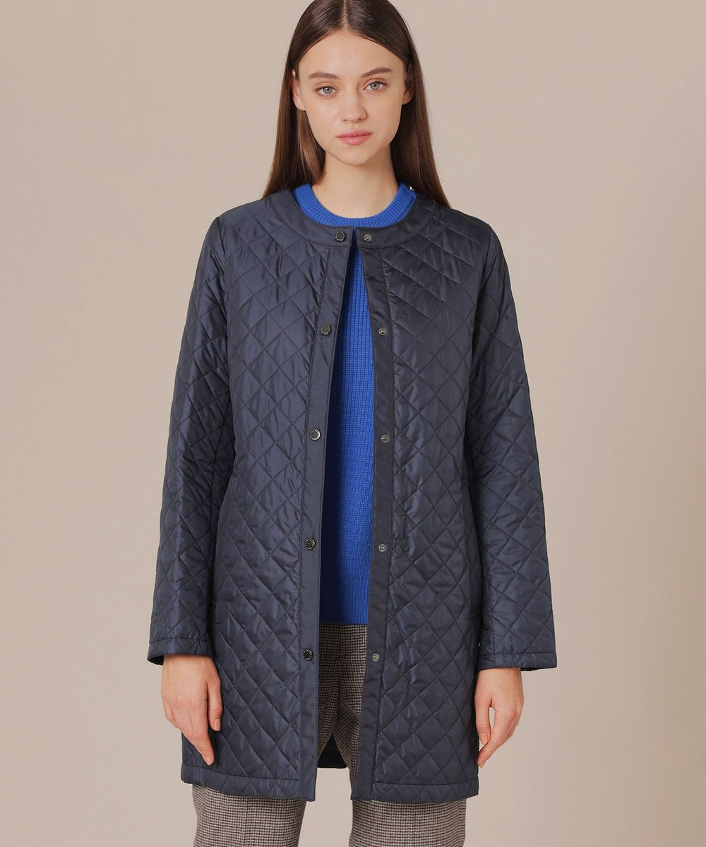 L】キルティングタフタノーカラーコート(コート)|MACKINTOSH LONDON L】キルティングタフタノーカラーコート(コート)|MACKINTOSH LONDON