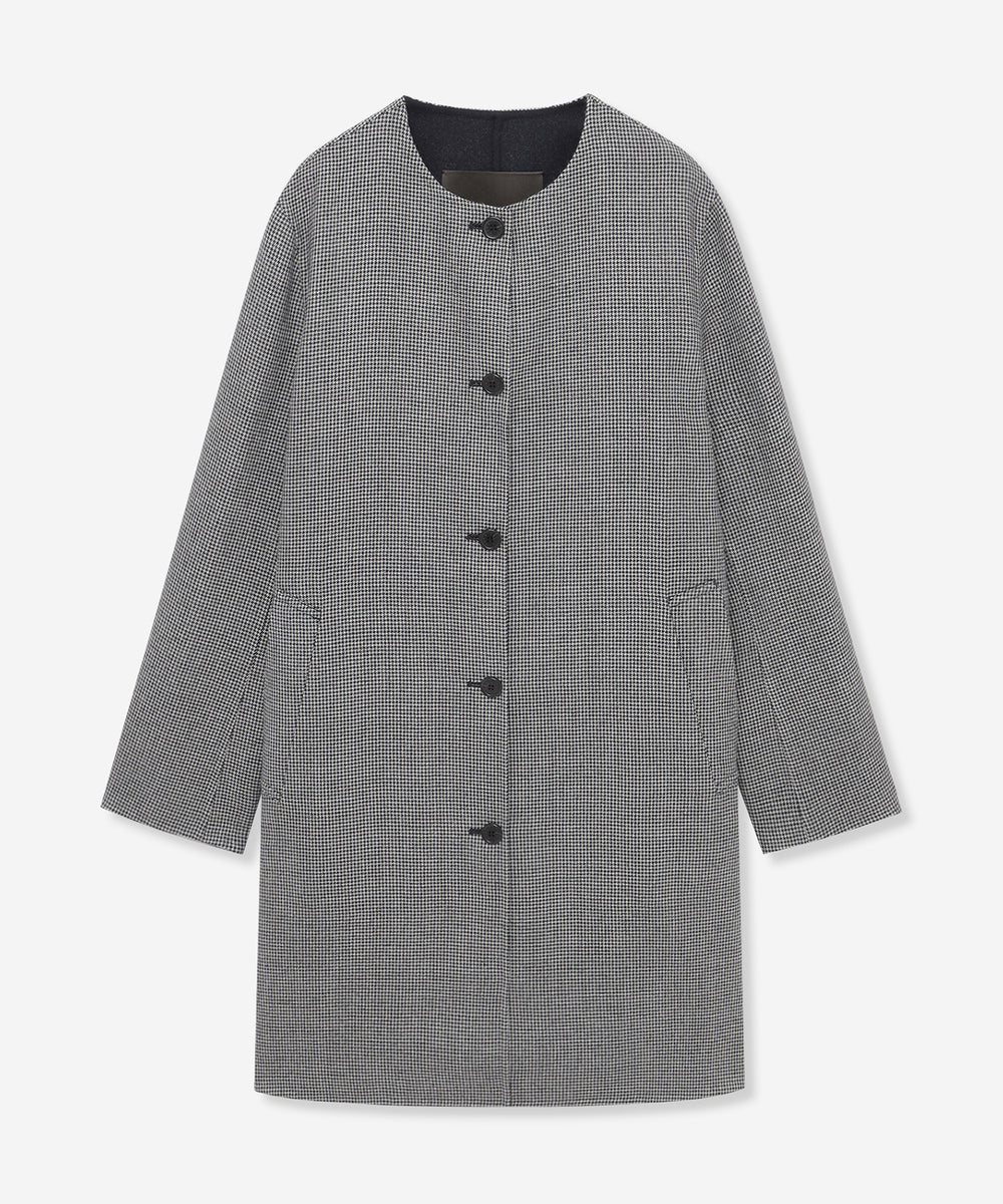 マッキントッシュ34 ウールコート L】ライトウールリバーノーカラーコート(コート)｜MACKINTOSH